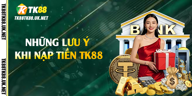 Những lưu ý khi nạp tiền TK88